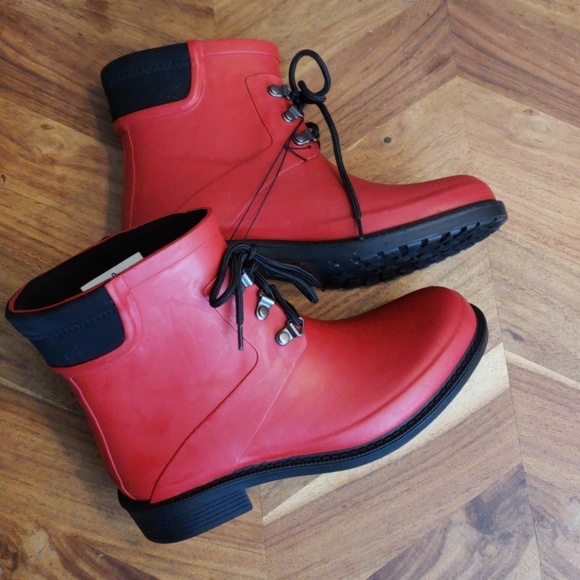 Red Briley Rainboots - Picture 5 of 5